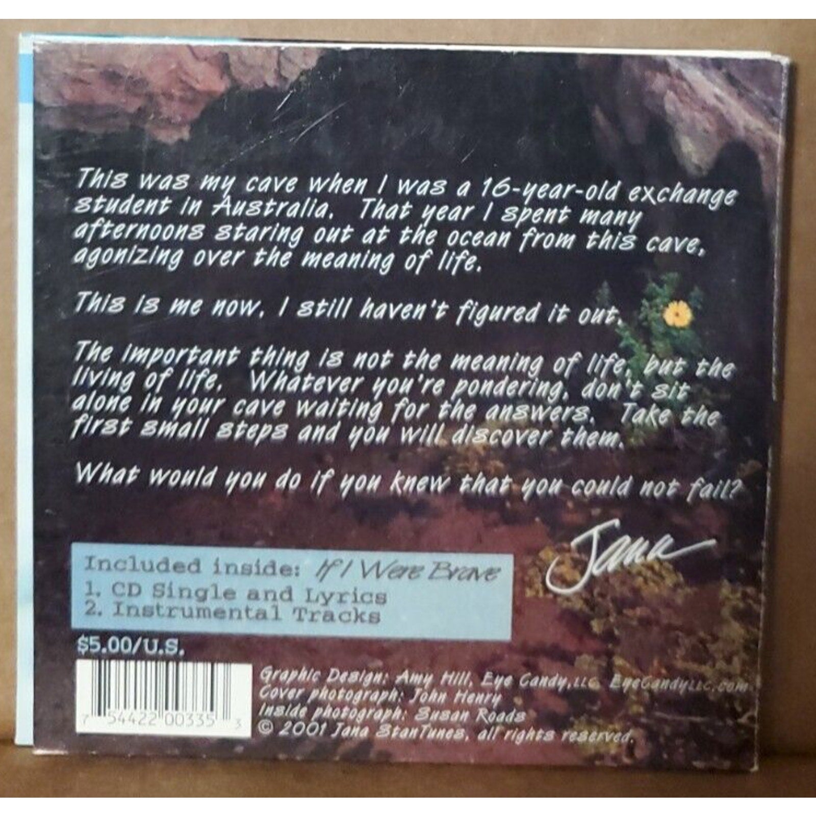 If I Were Brave by Jana Stanfield (CD, 2001)