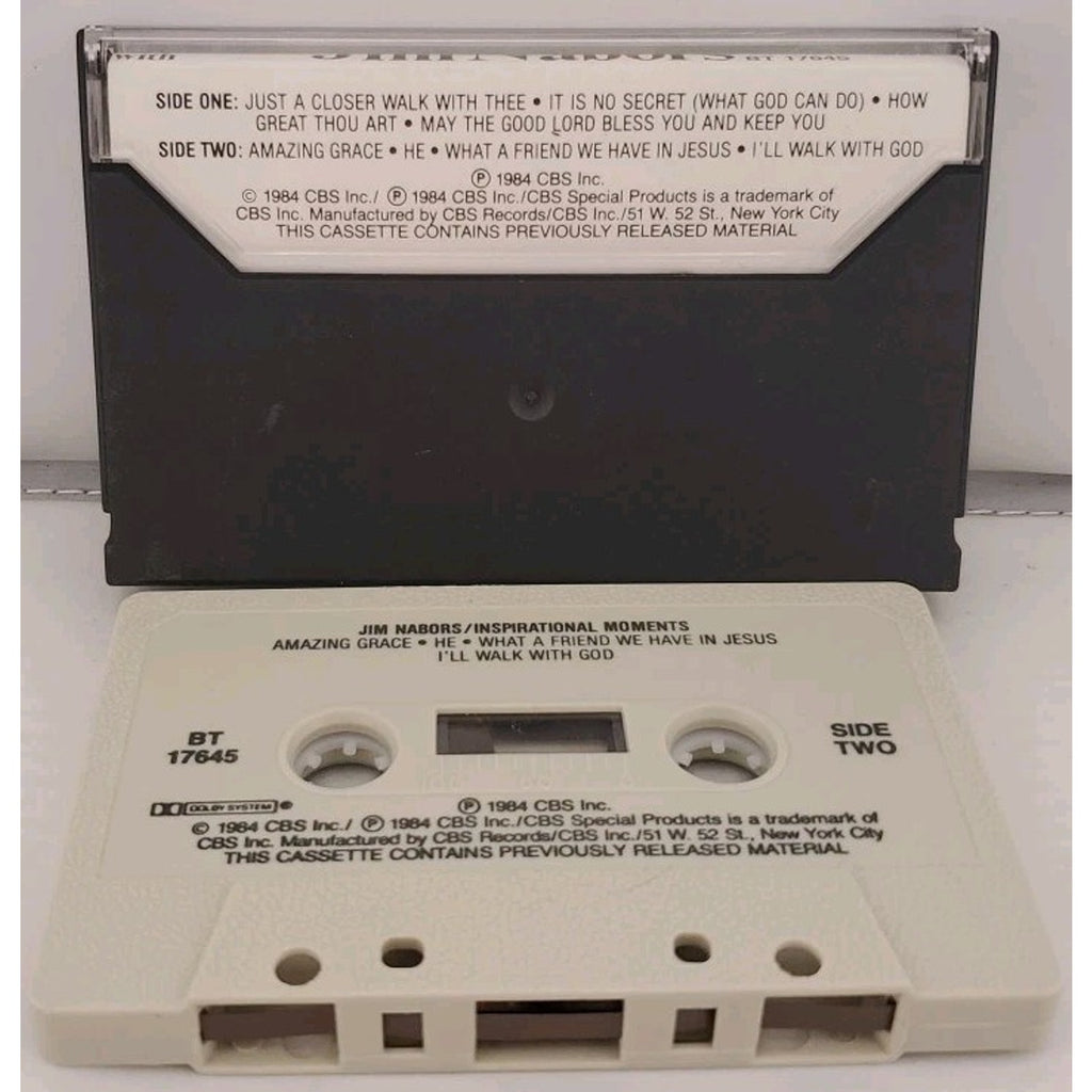 Jim Nabors "Inspirational Moments" 1984 Cassette CBS BT17645