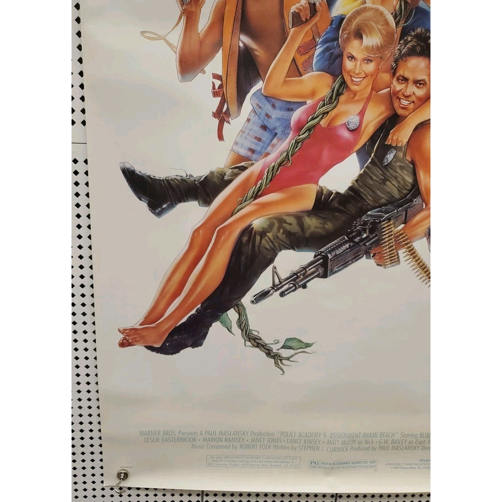 Police Academy 5 Original Movie Poster 1988 27x40 Single Sided