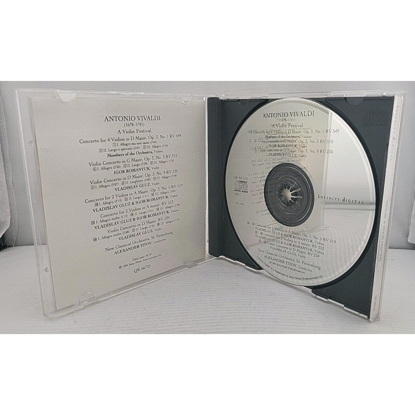 Violin Festival by Classical Kids (CD, 1994)
