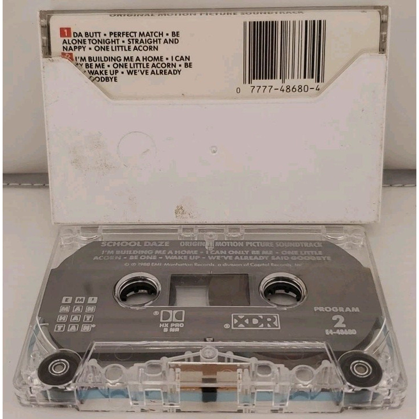 School Daze Original Motion Picture Soundtrack Cassette Tape 11 Songs 80s