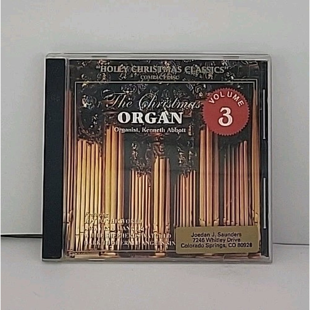 The Christmas Organ: Volume 3 - Audio CD By Organist, Kenneth Abbott