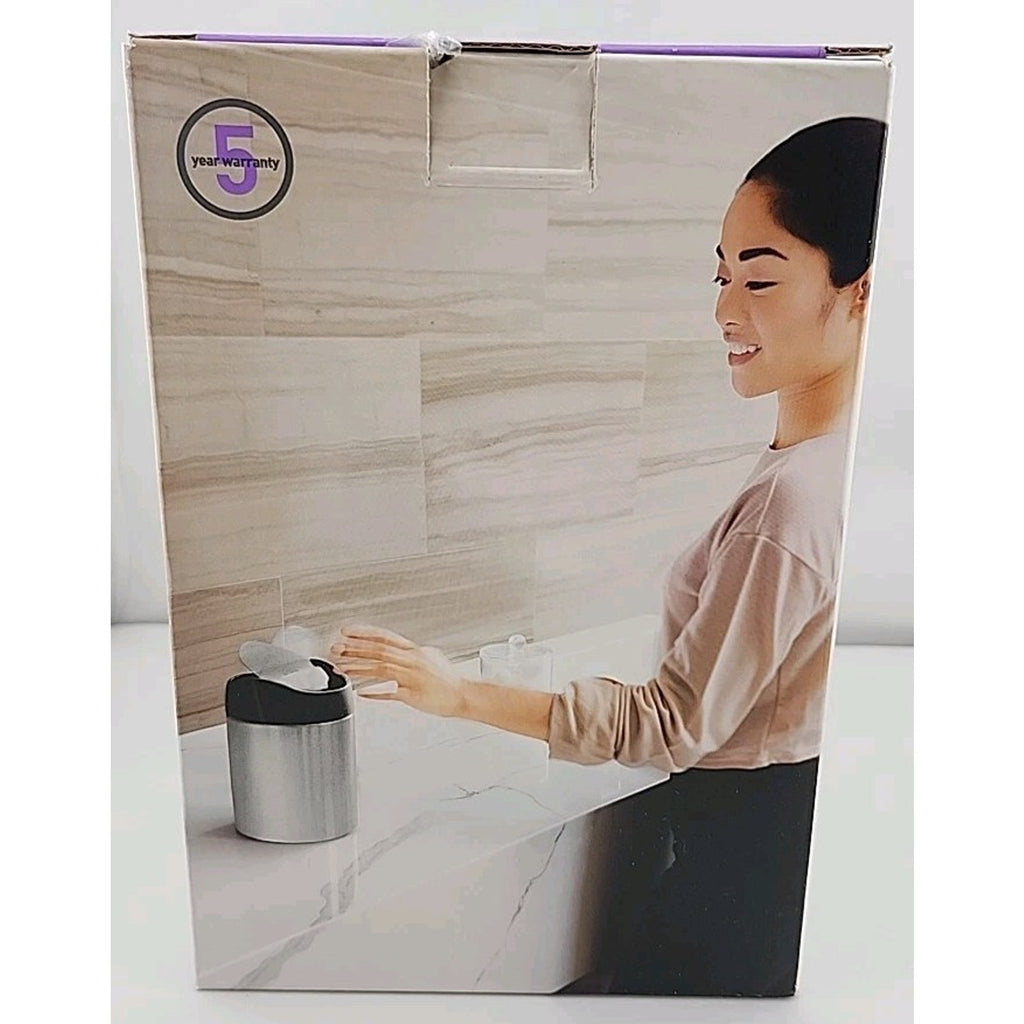 Simplehuman 1.5 Liter / 0.4 Gallon Mini Countertop Trash- (Grey lid)