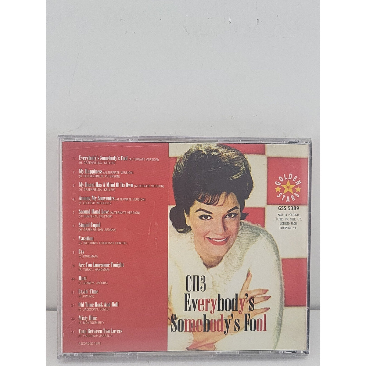 Connie Francis Everybody's Somebody's Fool CD