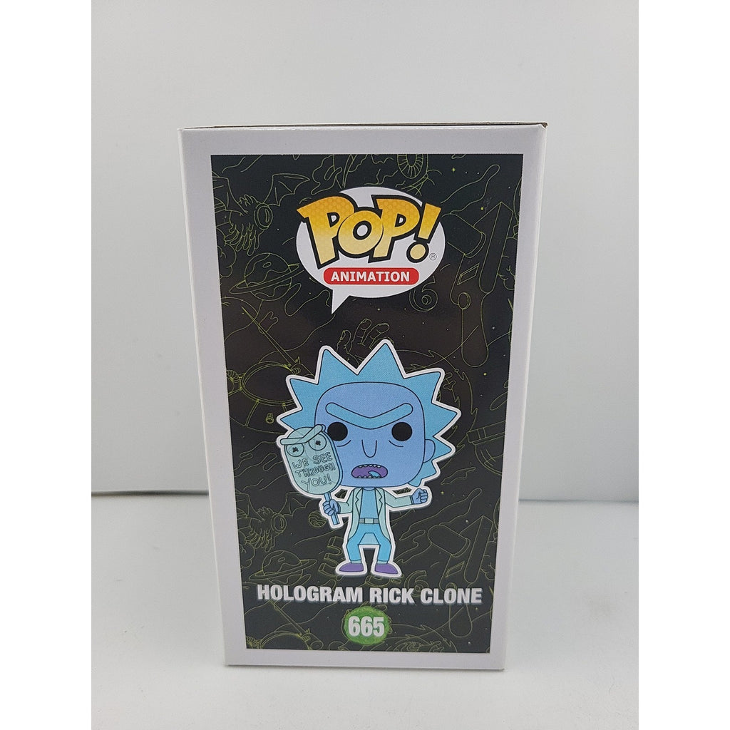 Funko Pop! Vinyl: Rick and Morty - Hologram Rick Clone (Glows in the Dark) -...