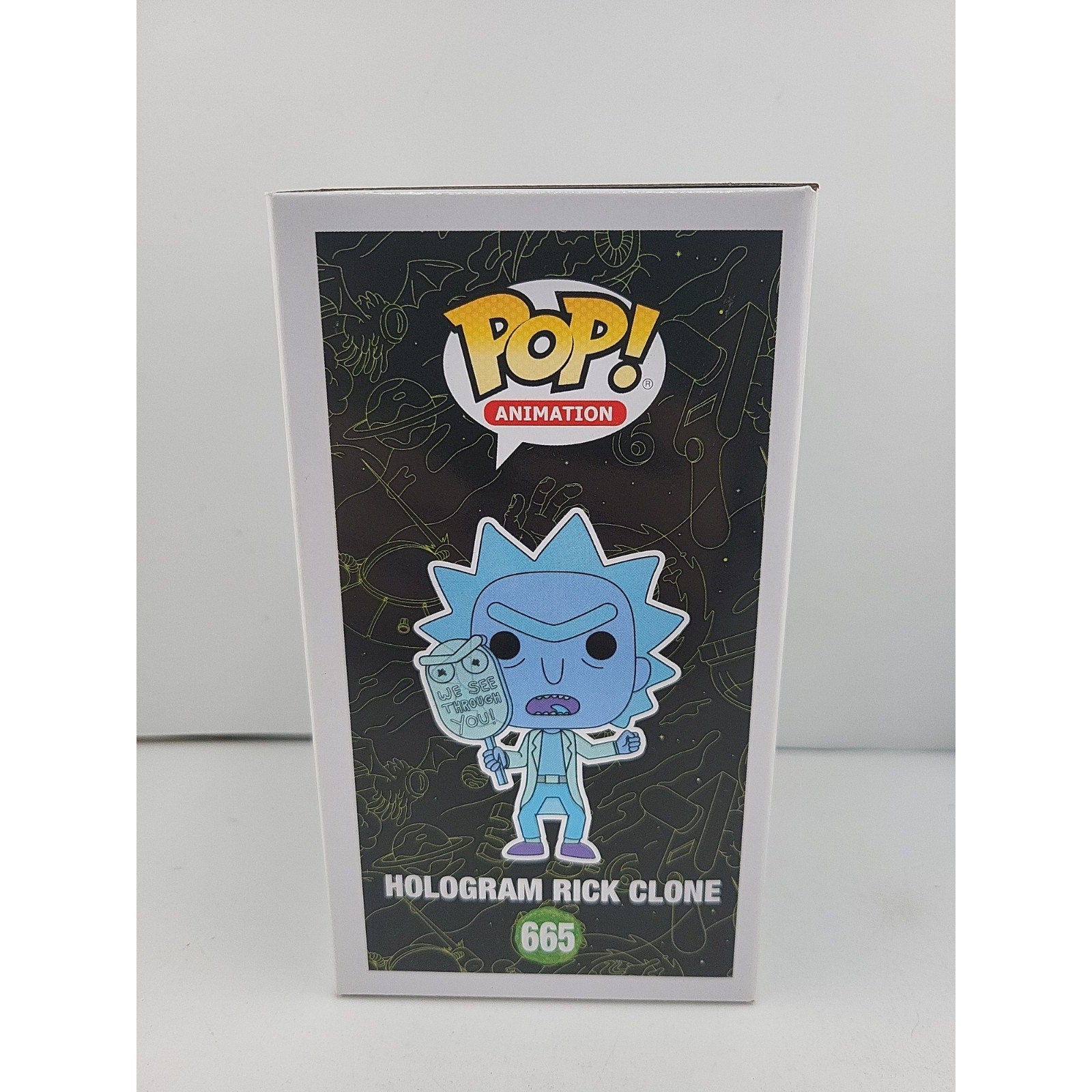 Funko Pop! Vinyl: Rick and Morty - Hologram Rick Clone (Glows in the Dark) -...