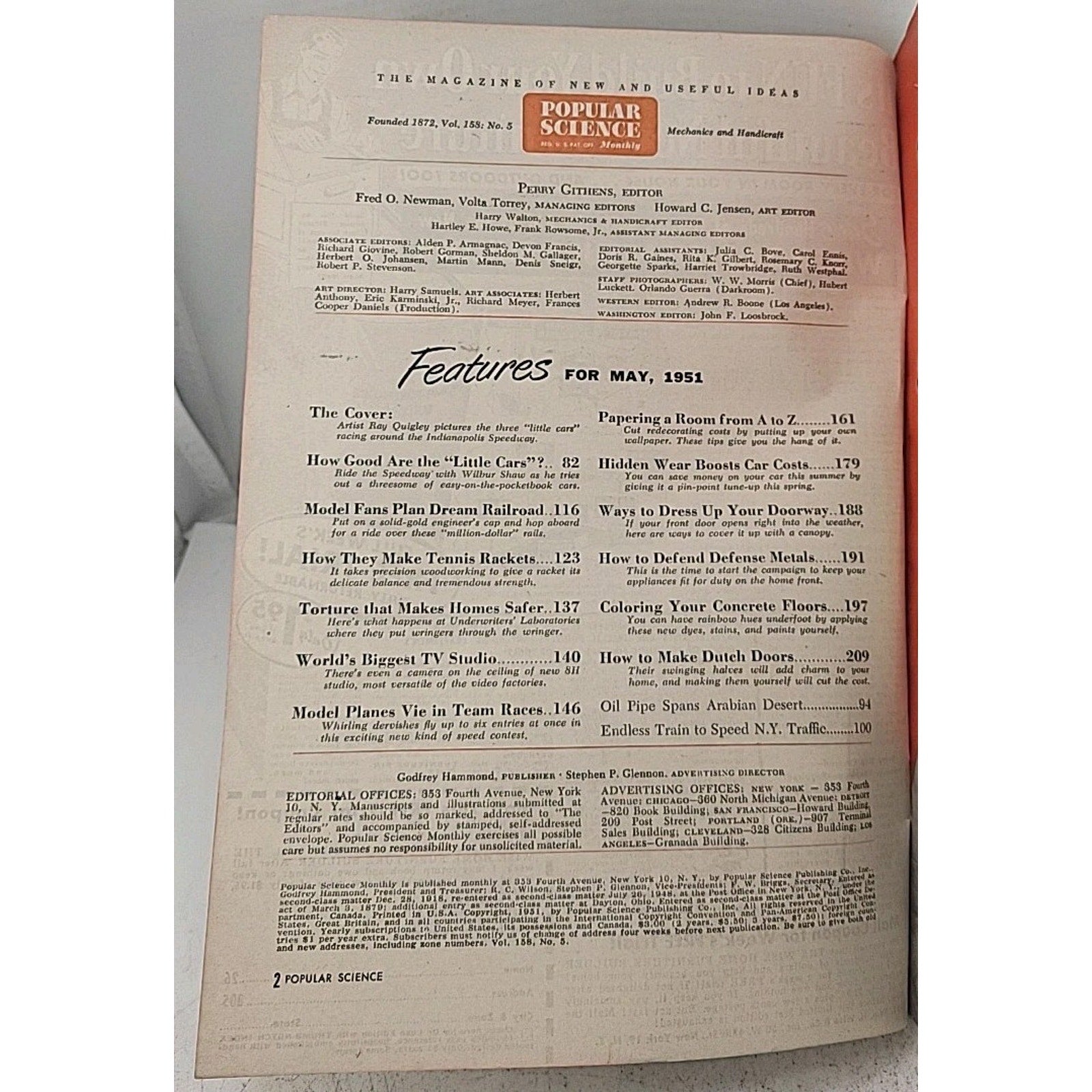 Popular Science Monthly - May 1951 - Vol. 158 No. 5