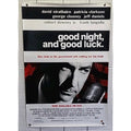 “Good Night, And Good Luck.” 2005 DVD One Sheet Movie Poster 27x40