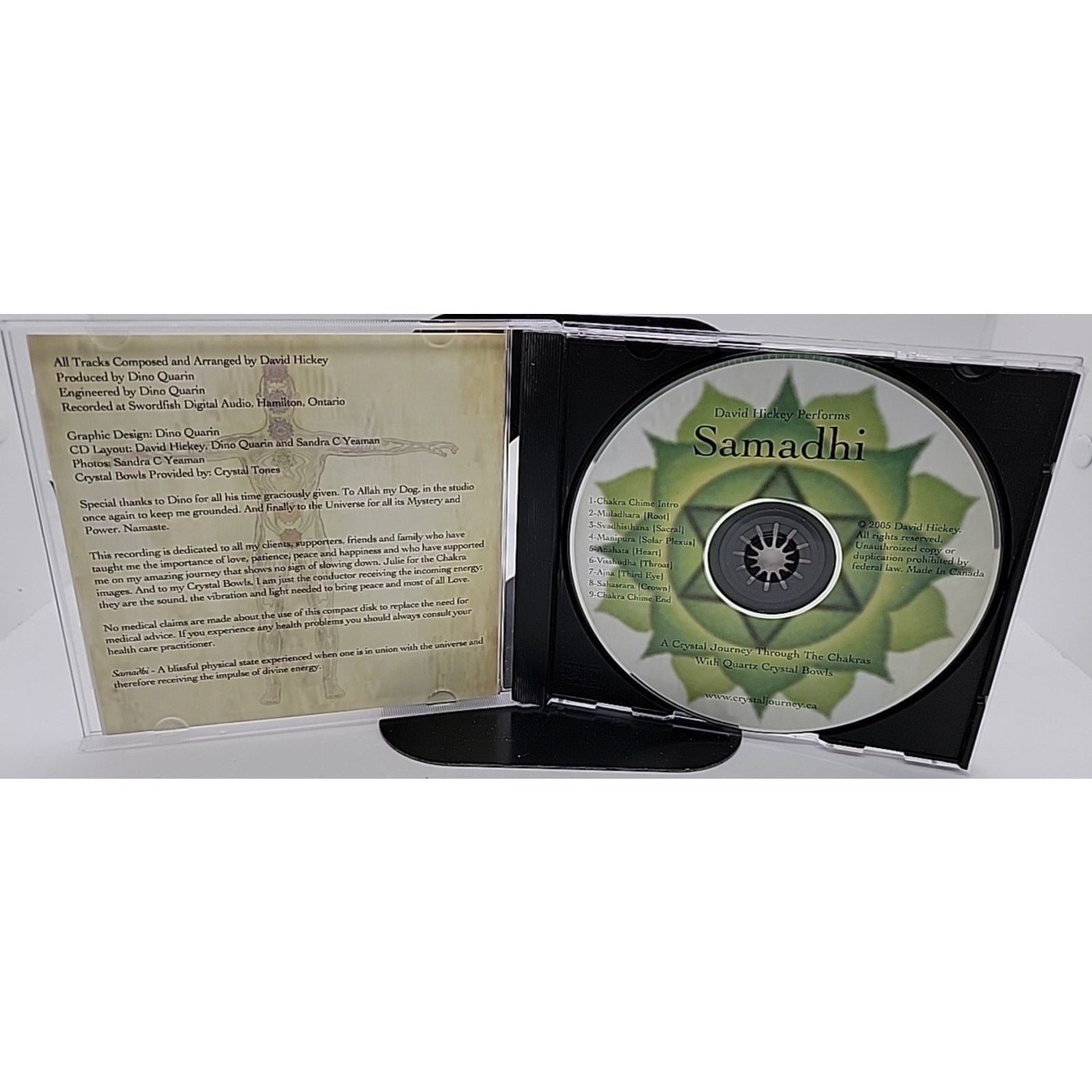 David Hickey Samadhi CD