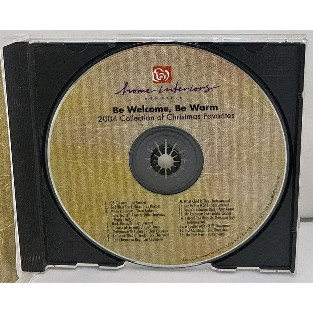 Be Welcome Be Warm (CD, 2004, Home Interiors) Christmas Favorites