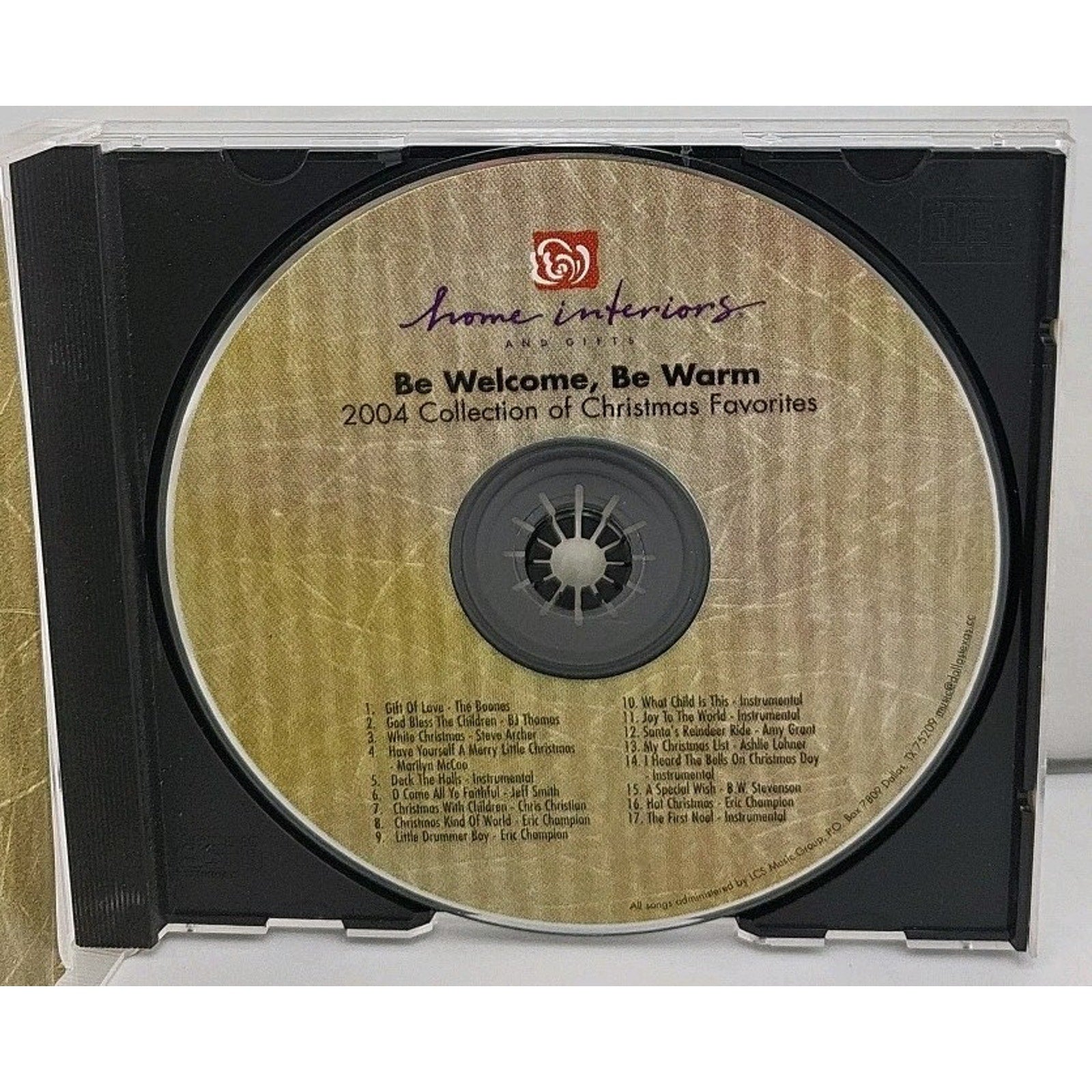 Be Welcome Be Warm (CD, 2004, Home Interiors) Christmas Favorites