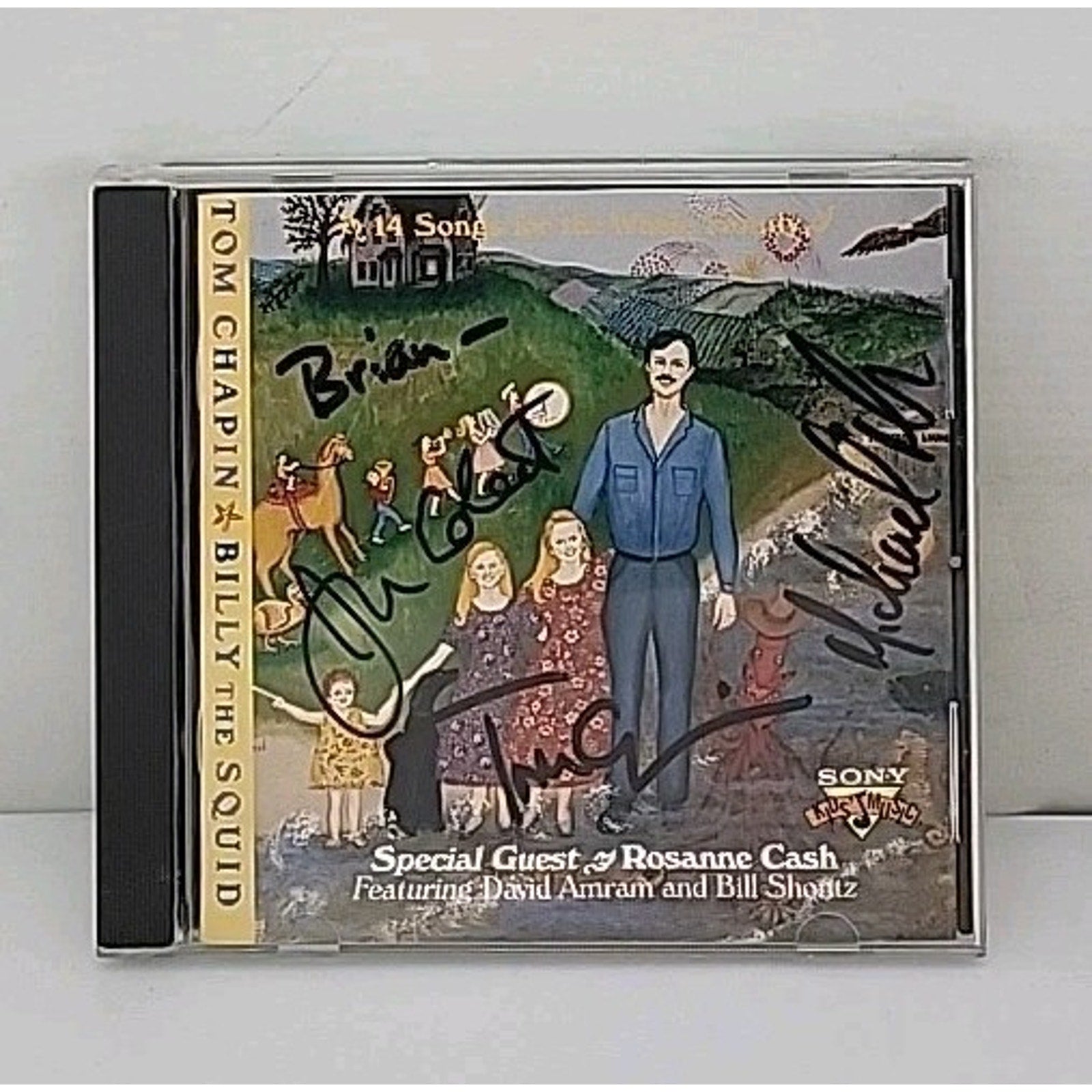 Billy the Squid by Tom Chapin (CD, Mar-1992) *Signed*