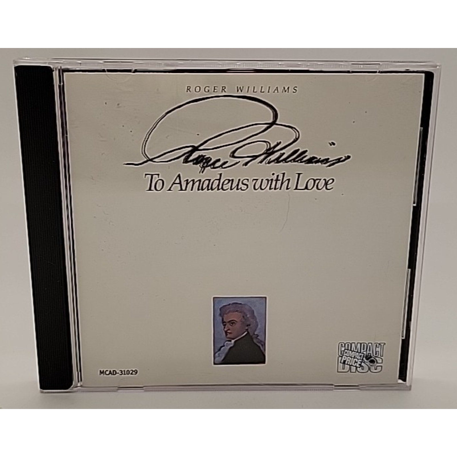 To Amadeus with Love by Roger Williams (Piano) (CD, Sep-2008, MCA)
