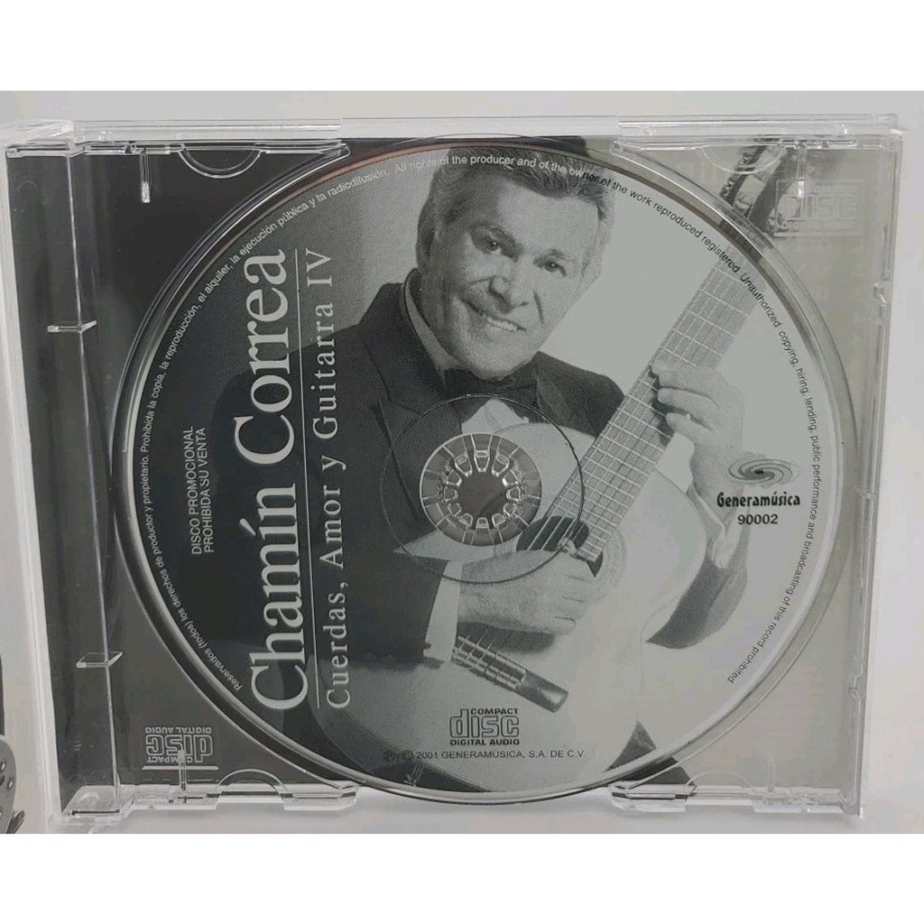 Chamin Correa - Cuerdas, Amor Y Guitarra IV- 2001 Mexican CD Album, PROMO