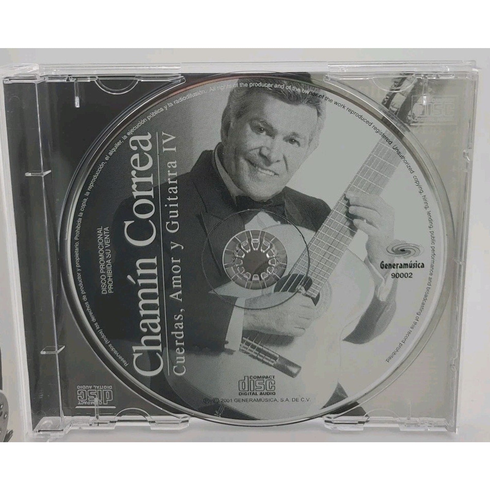 Chamin Correa - Cuerdas, Amor Y Guitarra IV- 2001 Mexican CD Album, PROMO