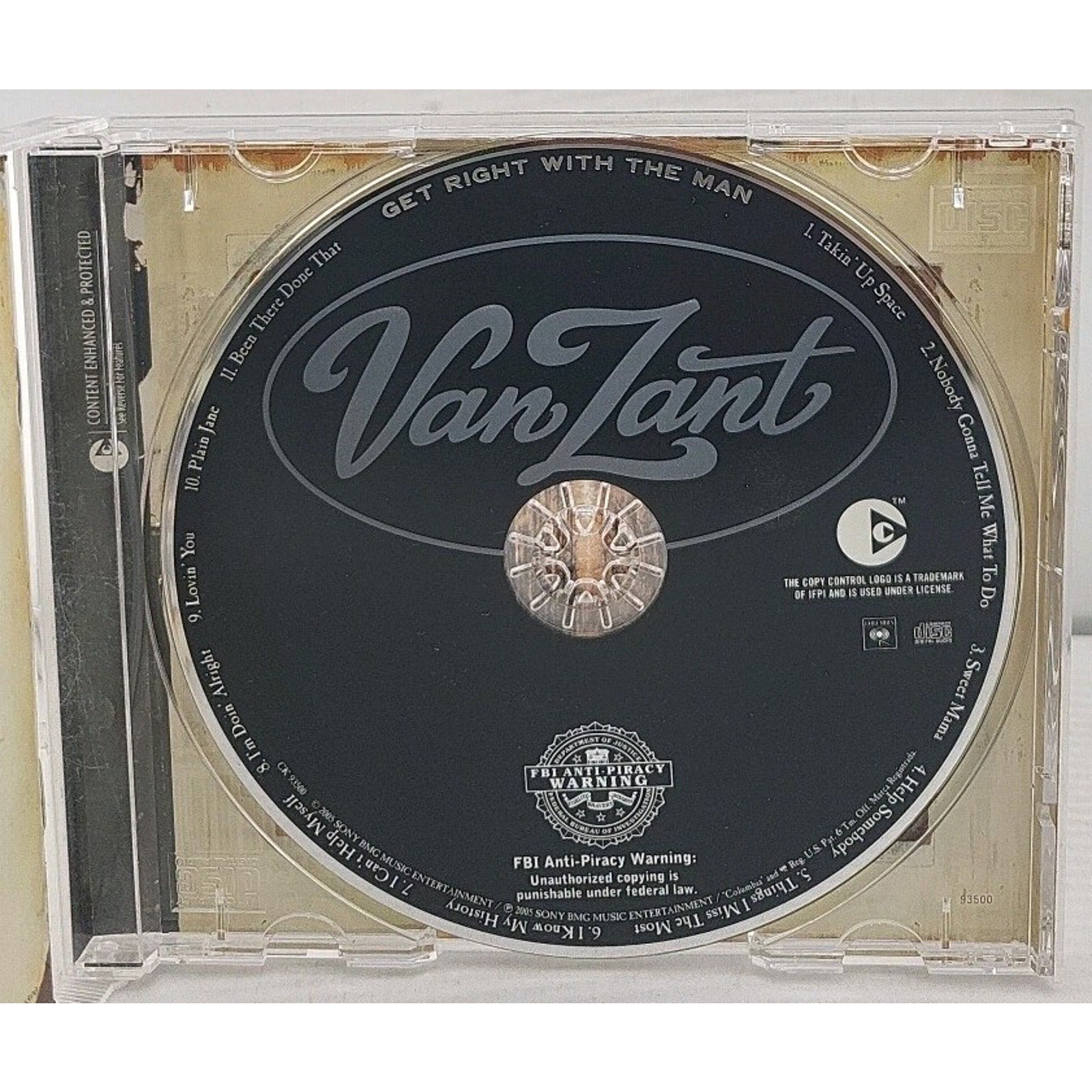 Get Right with the Man by Van Zant (CD, 2005)