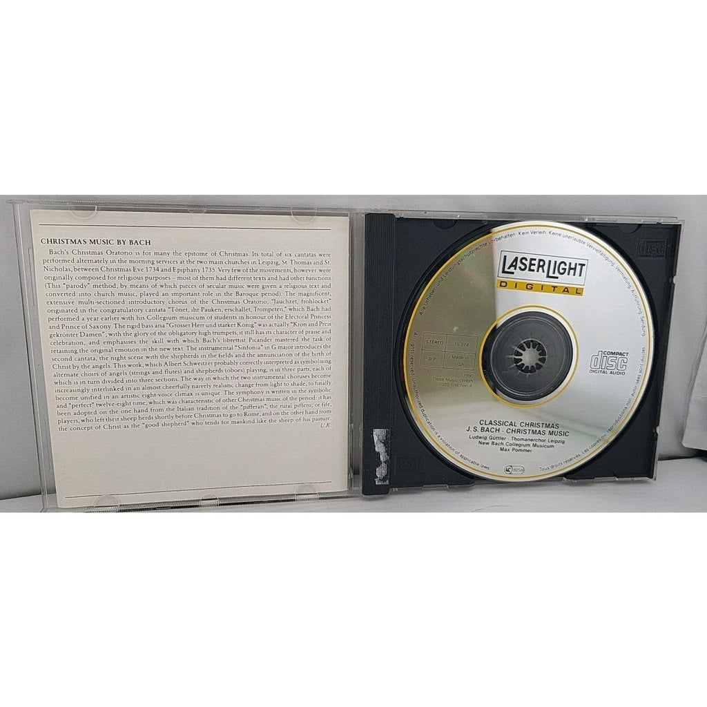 Christmas Music by J.S. Bach (CD, 1990)