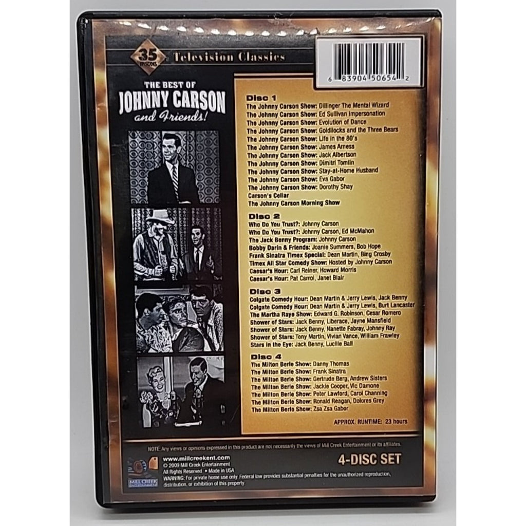 The Best of Johnny Carson (DVD, 2008, 4-Disc Set)
