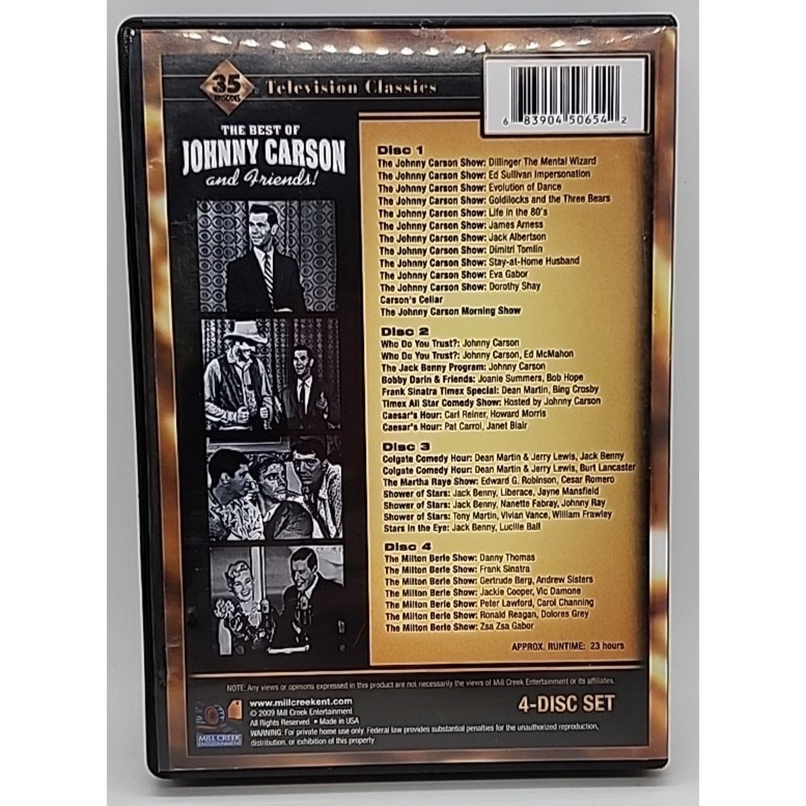 The Best of Johnny Carson (DVD, 2008, 4-Disc Set)