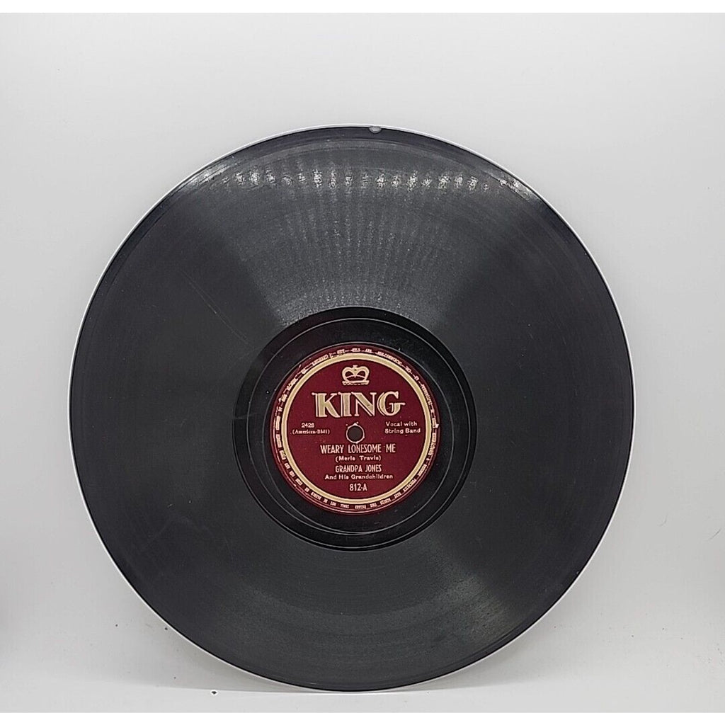 Grandpa Jones - King - Weary Lonesome Me (Record)