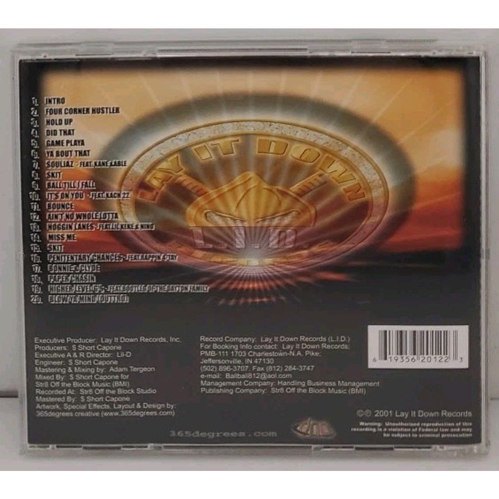 Four Corner Hustler by 812 Souljaz (CD, 2001)
