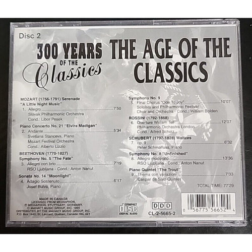 300 Years of the Classics (CD) *Disc 2 out of 4 Only*