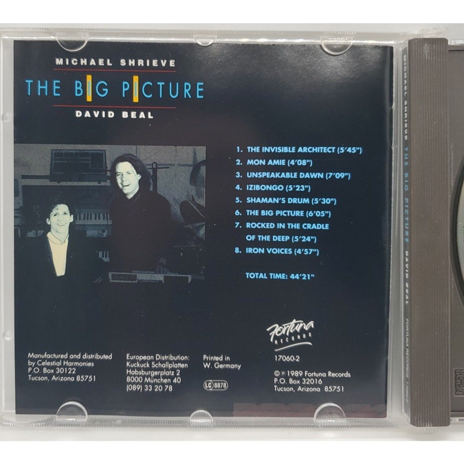 Shrieve/Beal : Big Picture by Michael Shrieve (CD, 1992)
