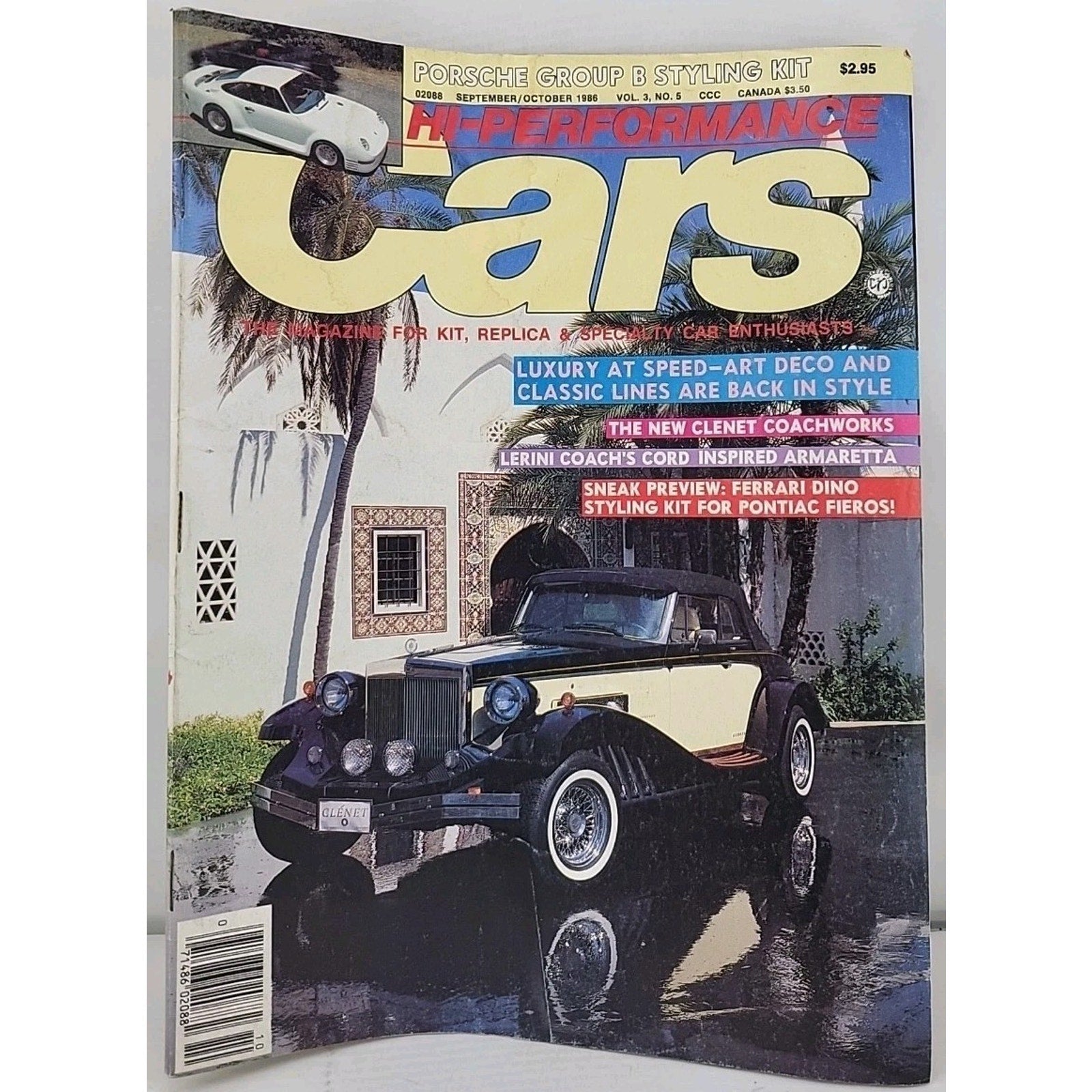 Cars Hi-Performance Magazine September/October 1986 Volume 3 Number 5