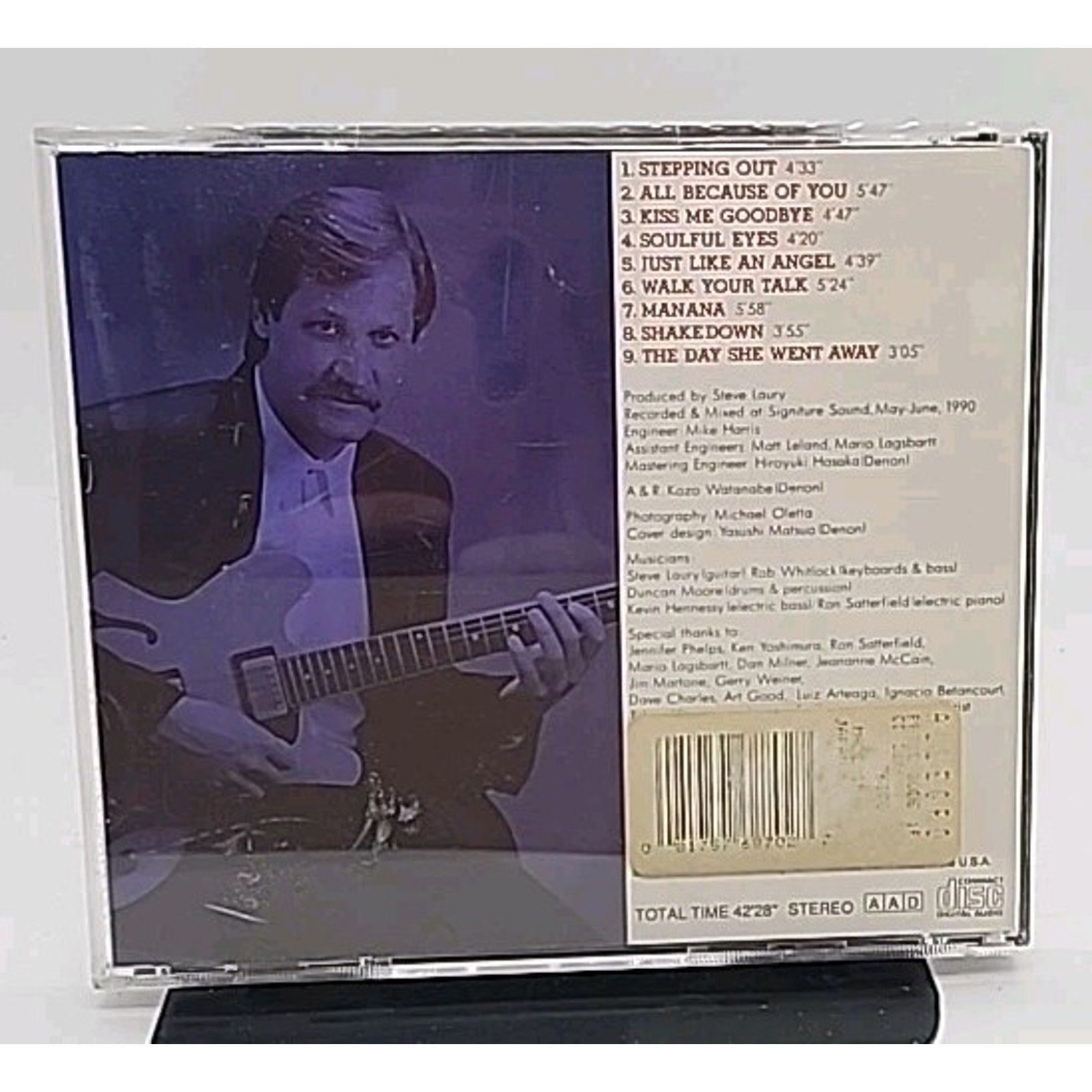 Stepping Out by Steve Laury (CD, 2005, Denon Records)