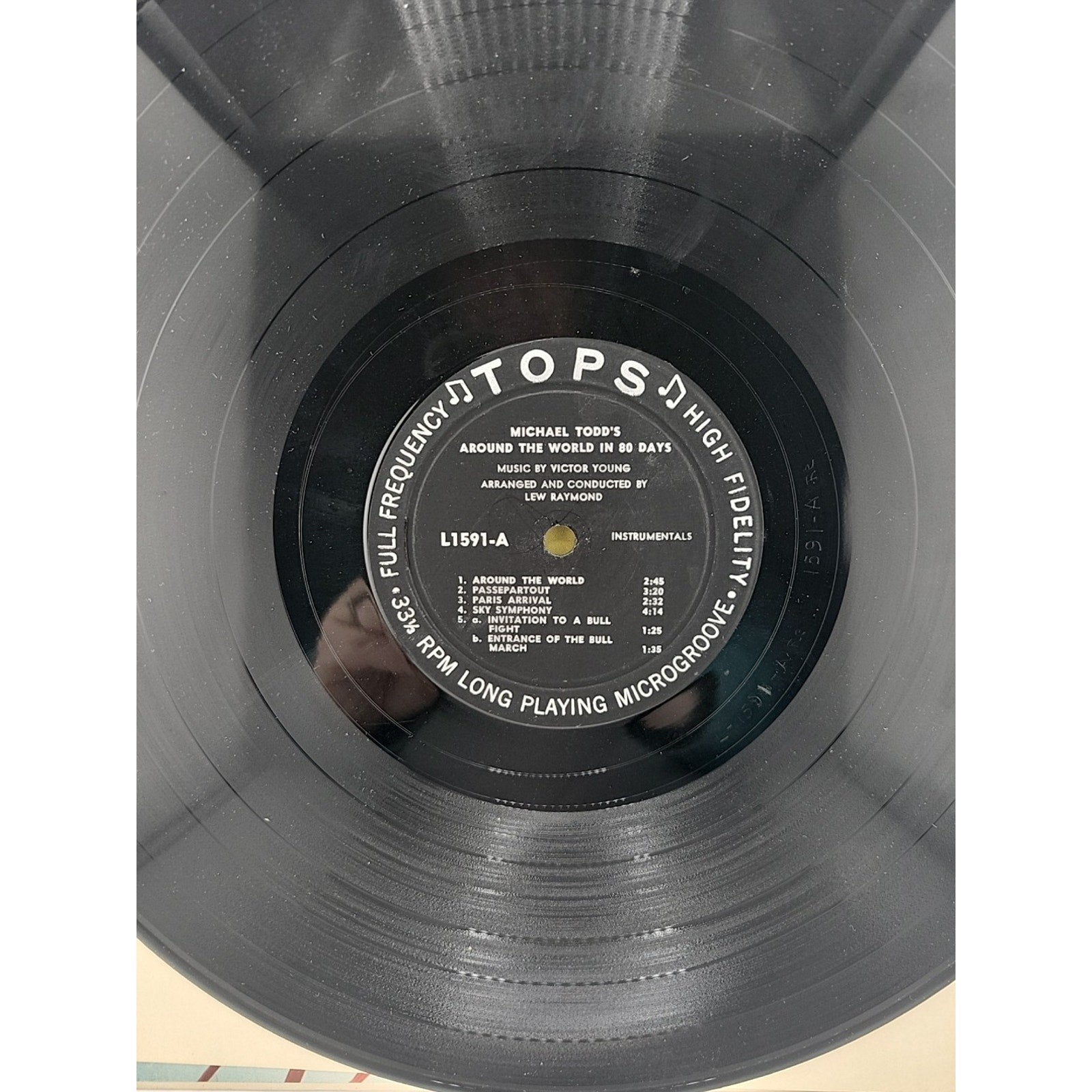 Around The World In 80 Days LP Vinyl Record Music Album Michael Todd L1591 TOPS