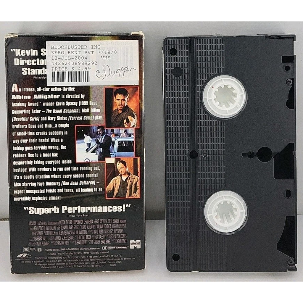 Albino Alligator VHS
