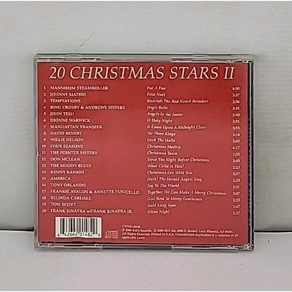 20 Christmas Stars II (CD, 2000, Kid's Records)