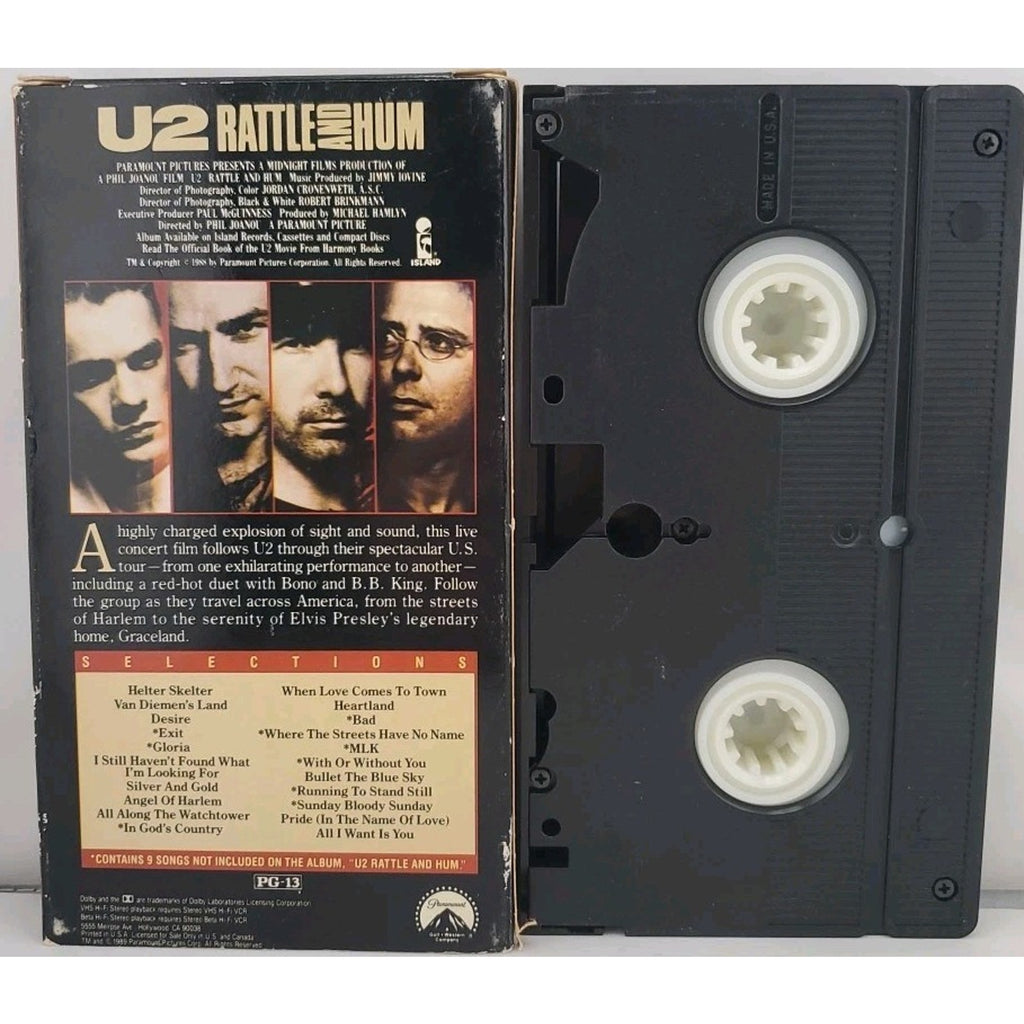 U2 - Rattle and Hum (VHS, 1990)