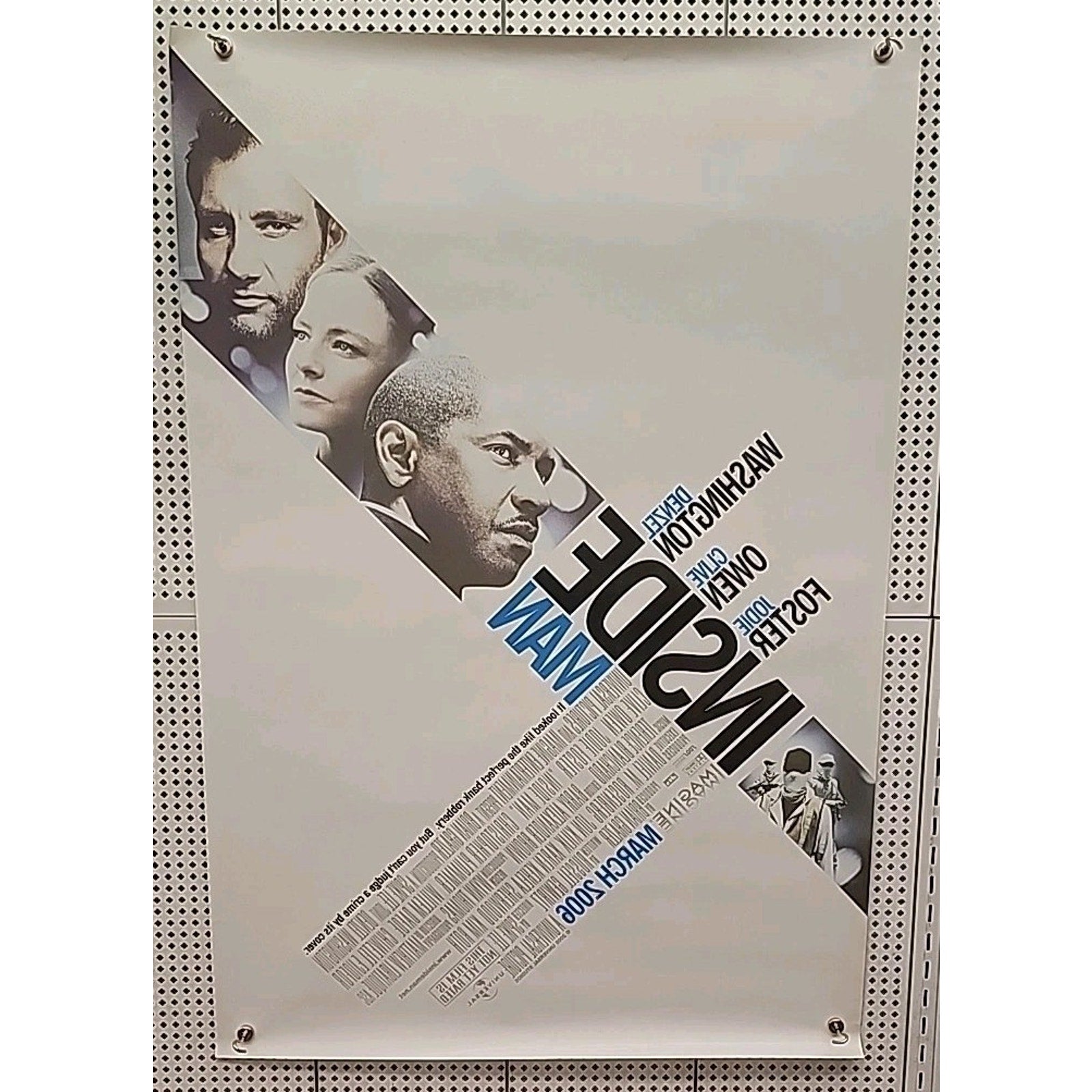 Inside Man Movie Poster 27x40