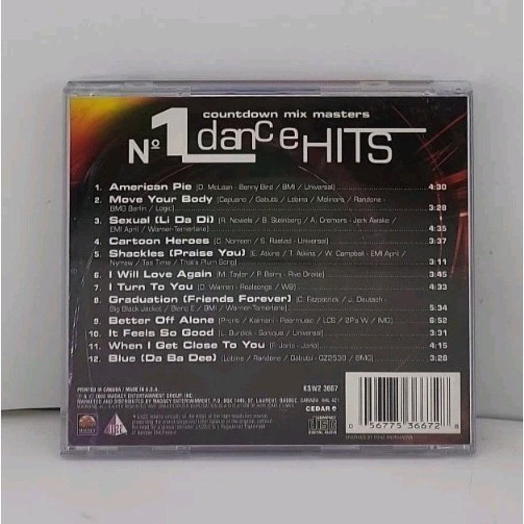 Number 1 Dance Hits, Vol. 1 by Countdown Mix Masters (CD, 2000, Madacy)