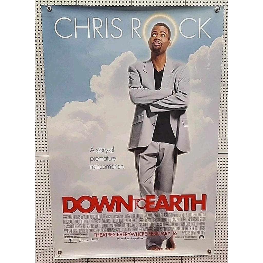 Down to Earth (Final) Movie Theater Poster 27x40 Double Sided