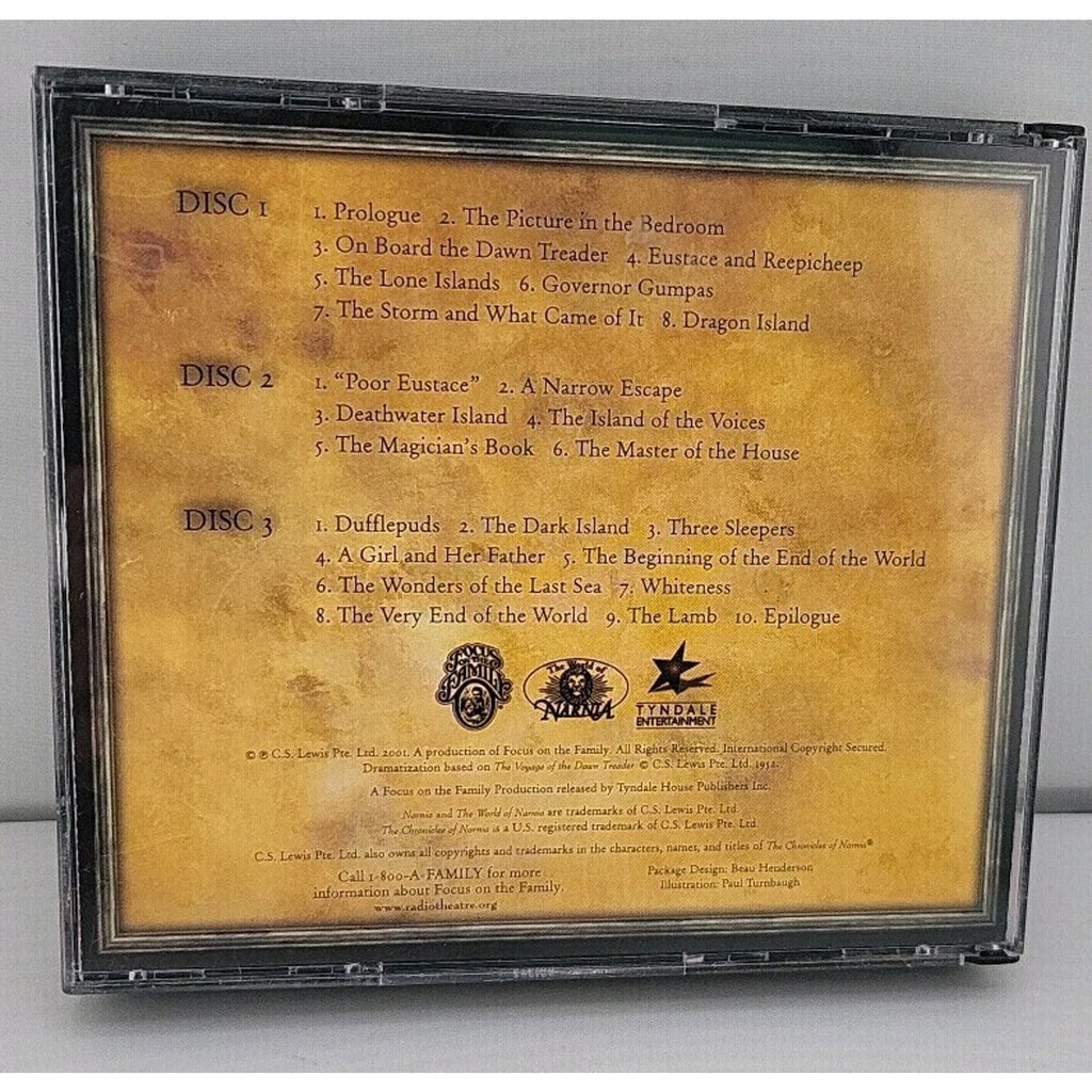 The Voyage of The Dawn Treader from the Chronicles of Narnia (2001) 3-CD