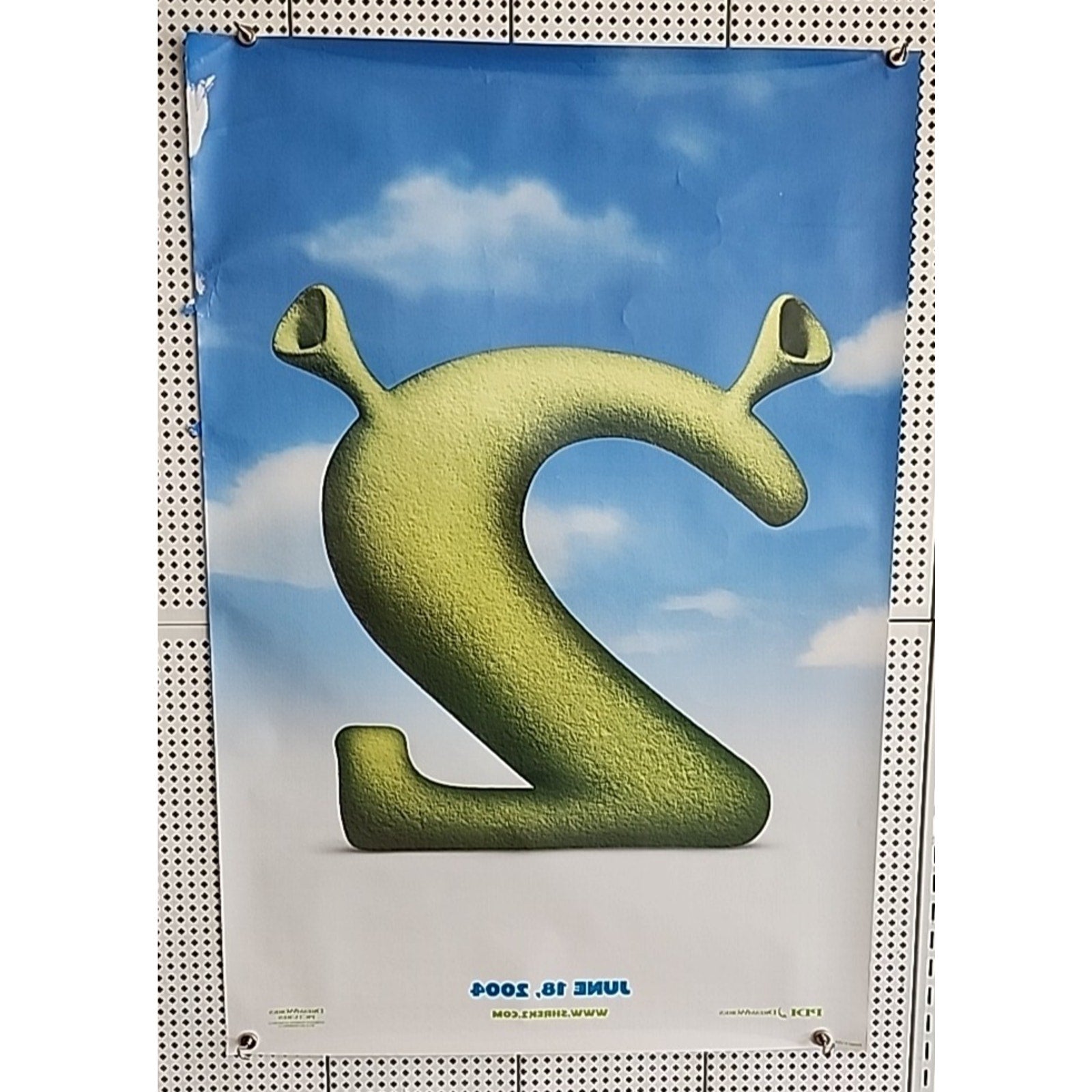 Shrek 2 DreamWorks 2004 Advance 2-Sided 27x40 Studio Issued Movie Poster