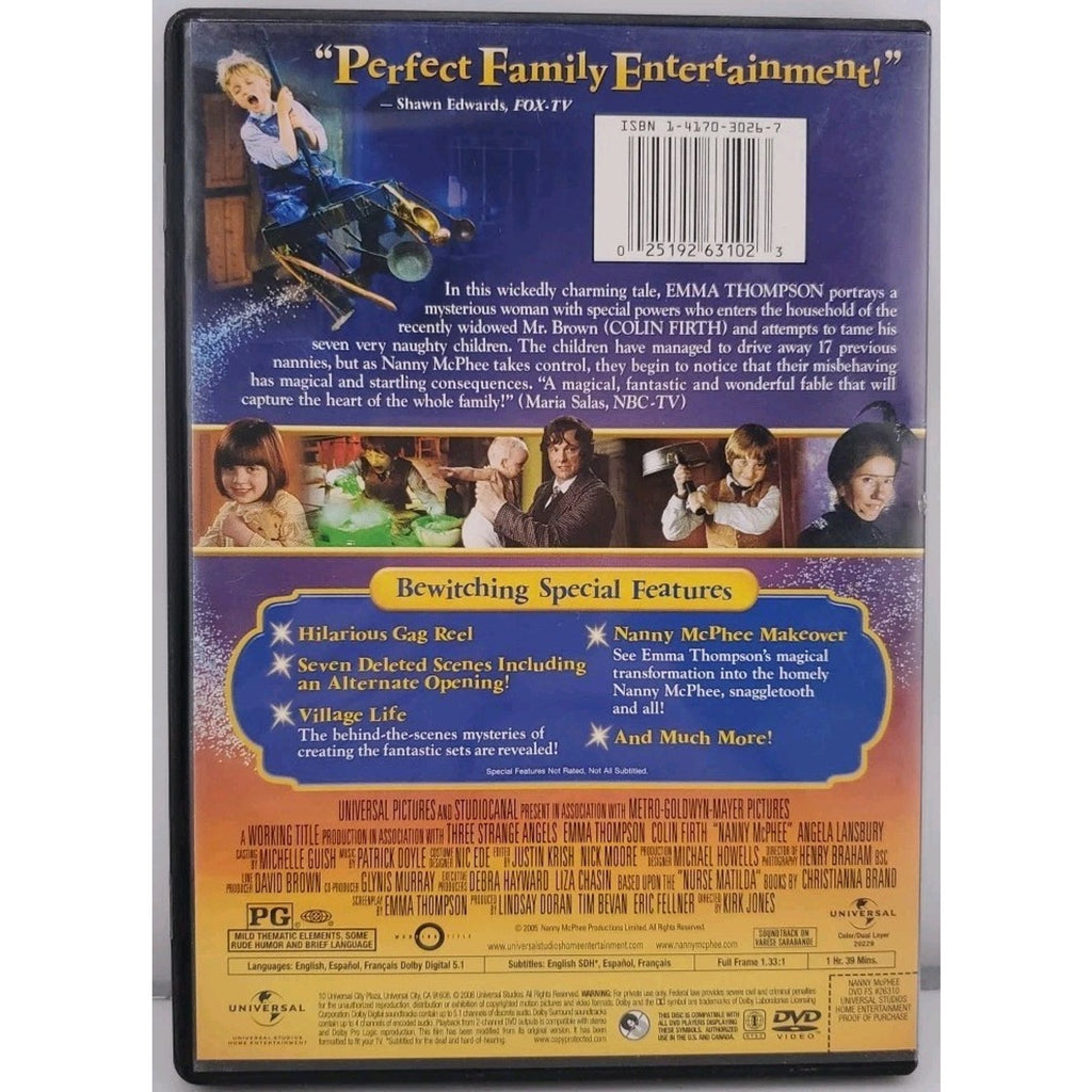 Nanny McPhee (DVD, 2005)
