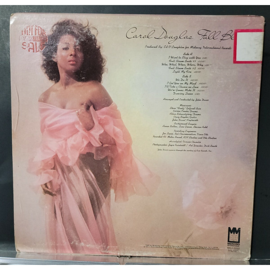 Carol Douglas Full Bloom (Vinyl)