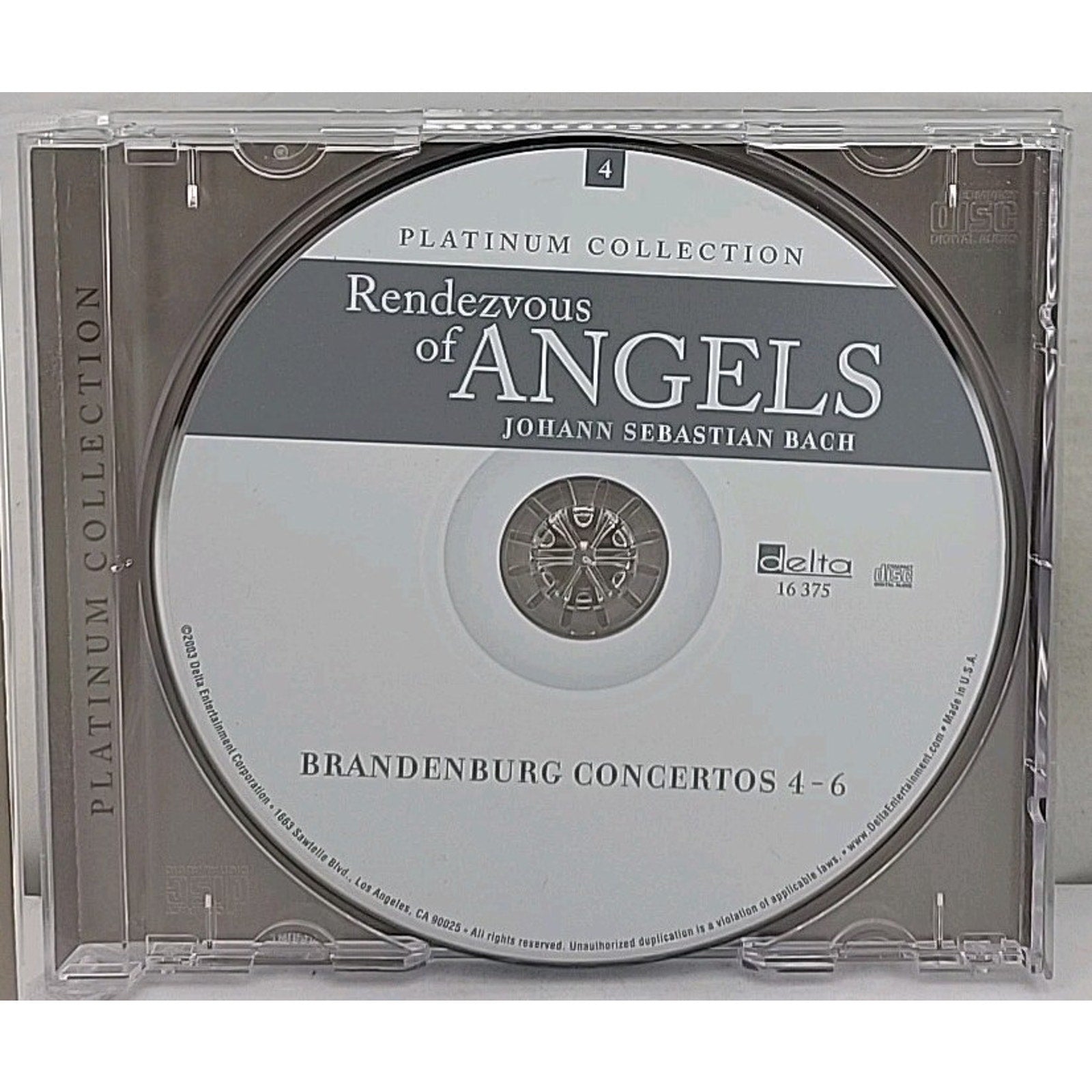 Con Brandenburg 4-6 by J.S. Bach (CD, 2004)
