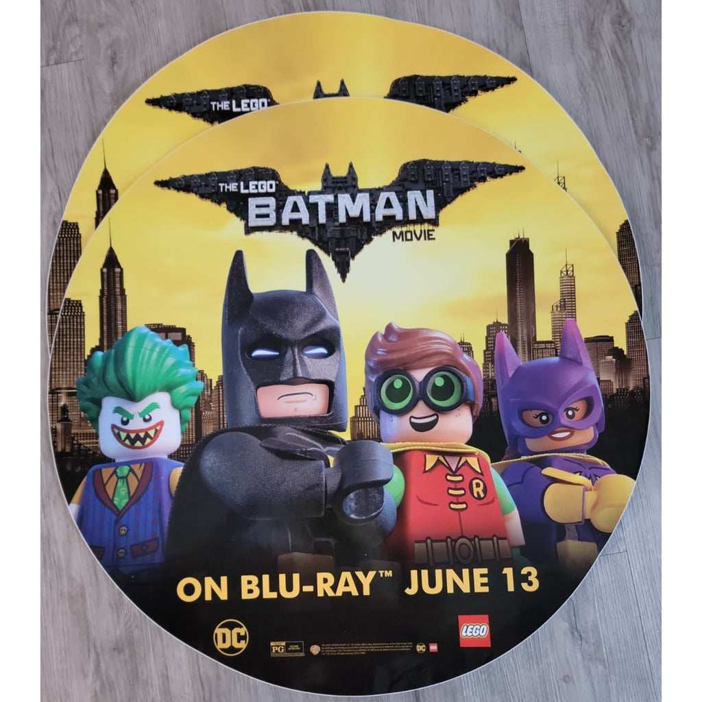 2017 The Lego Batman POP Kit. Standup Cutout & Promo Materials RARE HTF