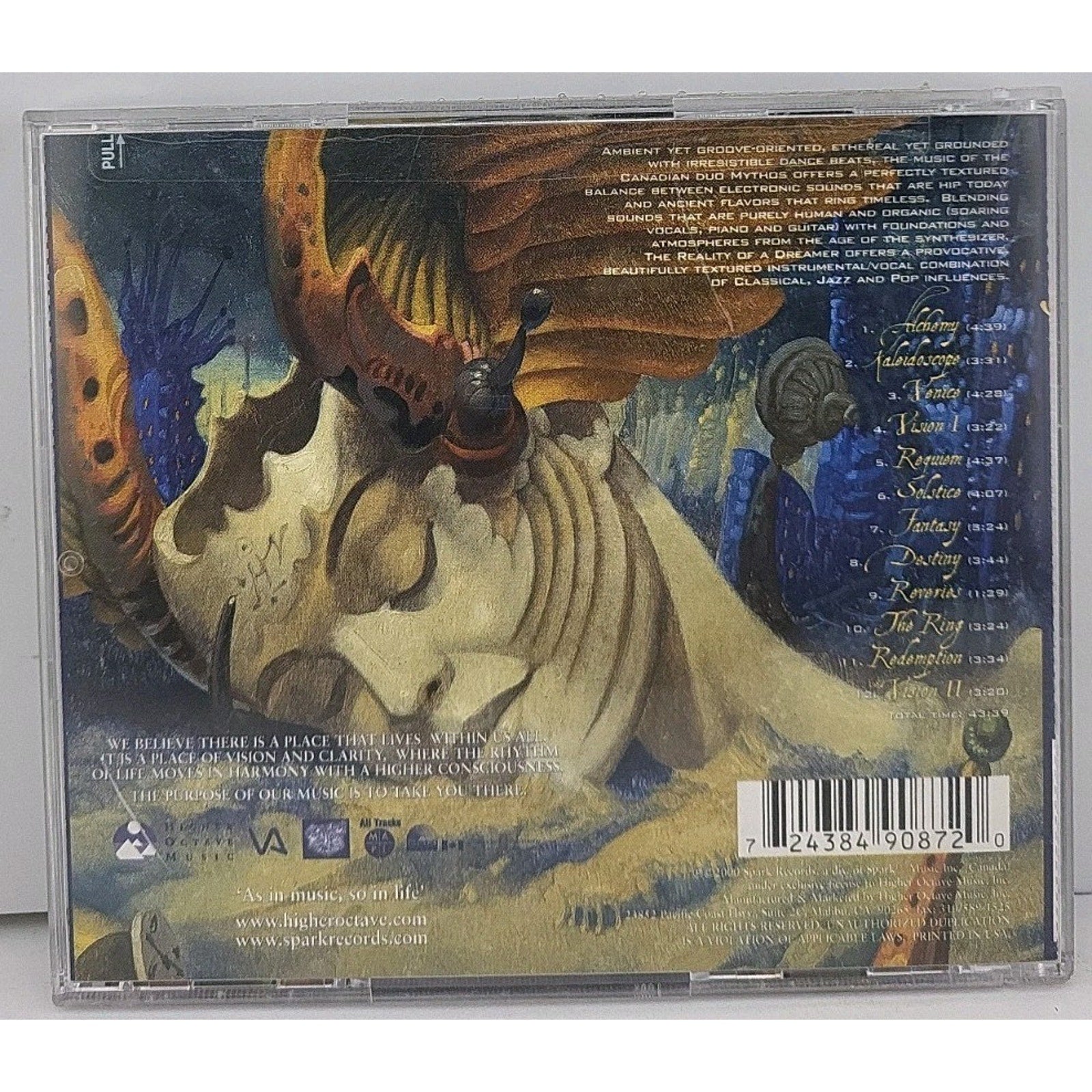 Reality of a Dreamer by Mythos (CD, 2000)