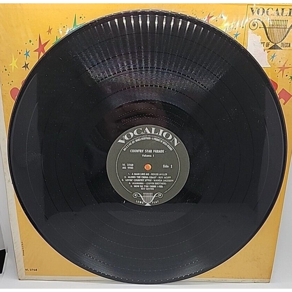 Country Star Parade Volume 1 Roger Miller Roy Acuff Red Sovine (Record)