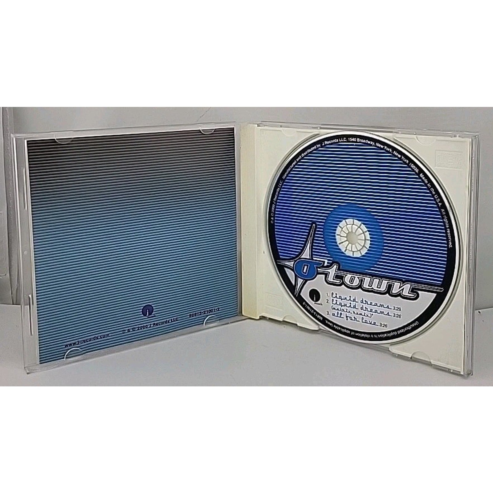 Liquid Dreams/All for Love [Single] by O-Town (CD, Dec-2000, J Records)