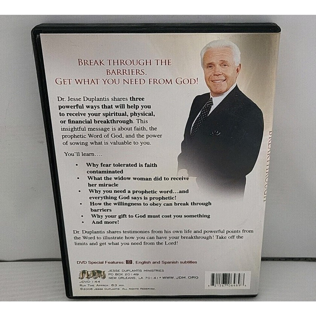 How To Have A Spiritual, Physical, & Financial Breakthrough DVD