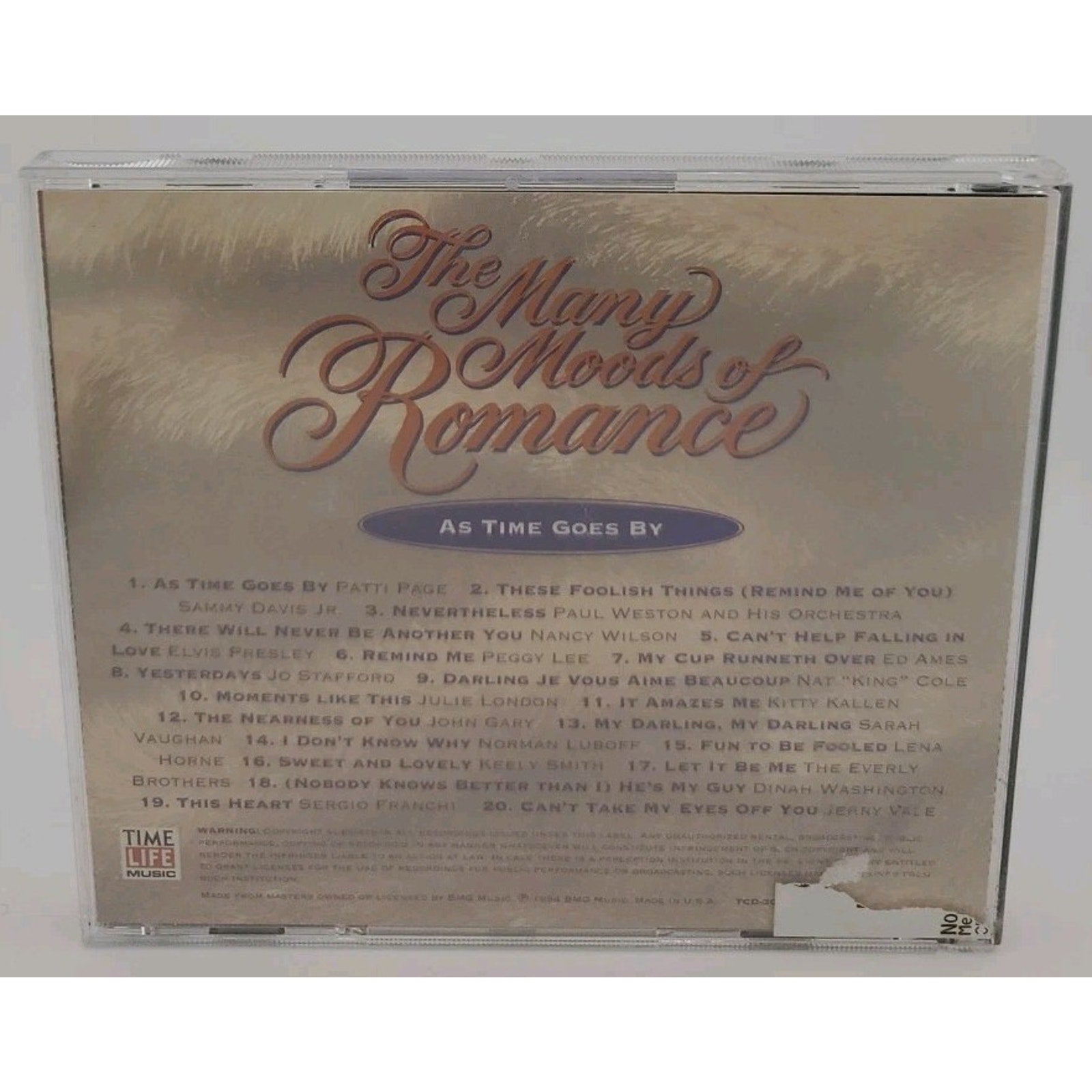 The Many Moods of Romance As Time Goes By CD