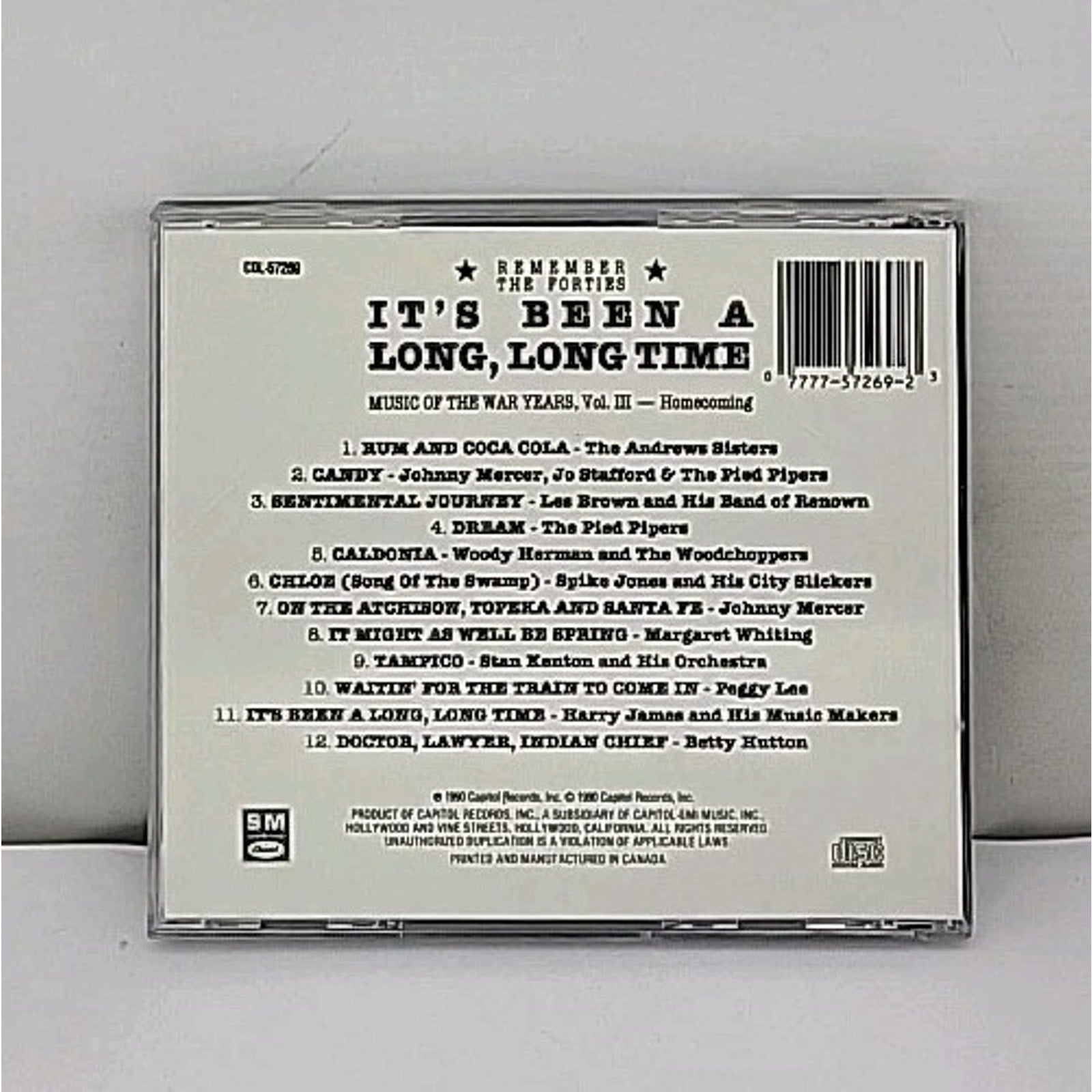 Music of the War Years, Vol. 3 by Various Artists (CD, Apr-1992, EMI Music...