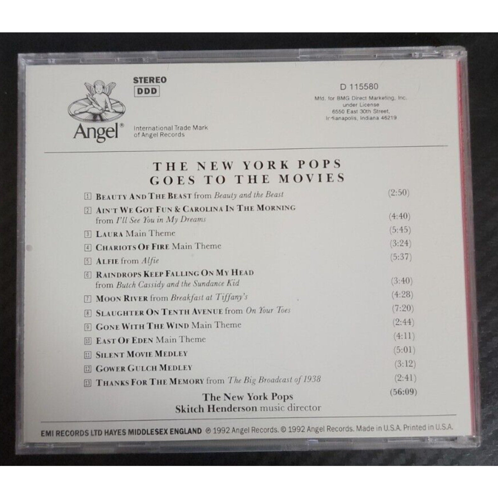 The New York Pops Goes To The Movies (CD)