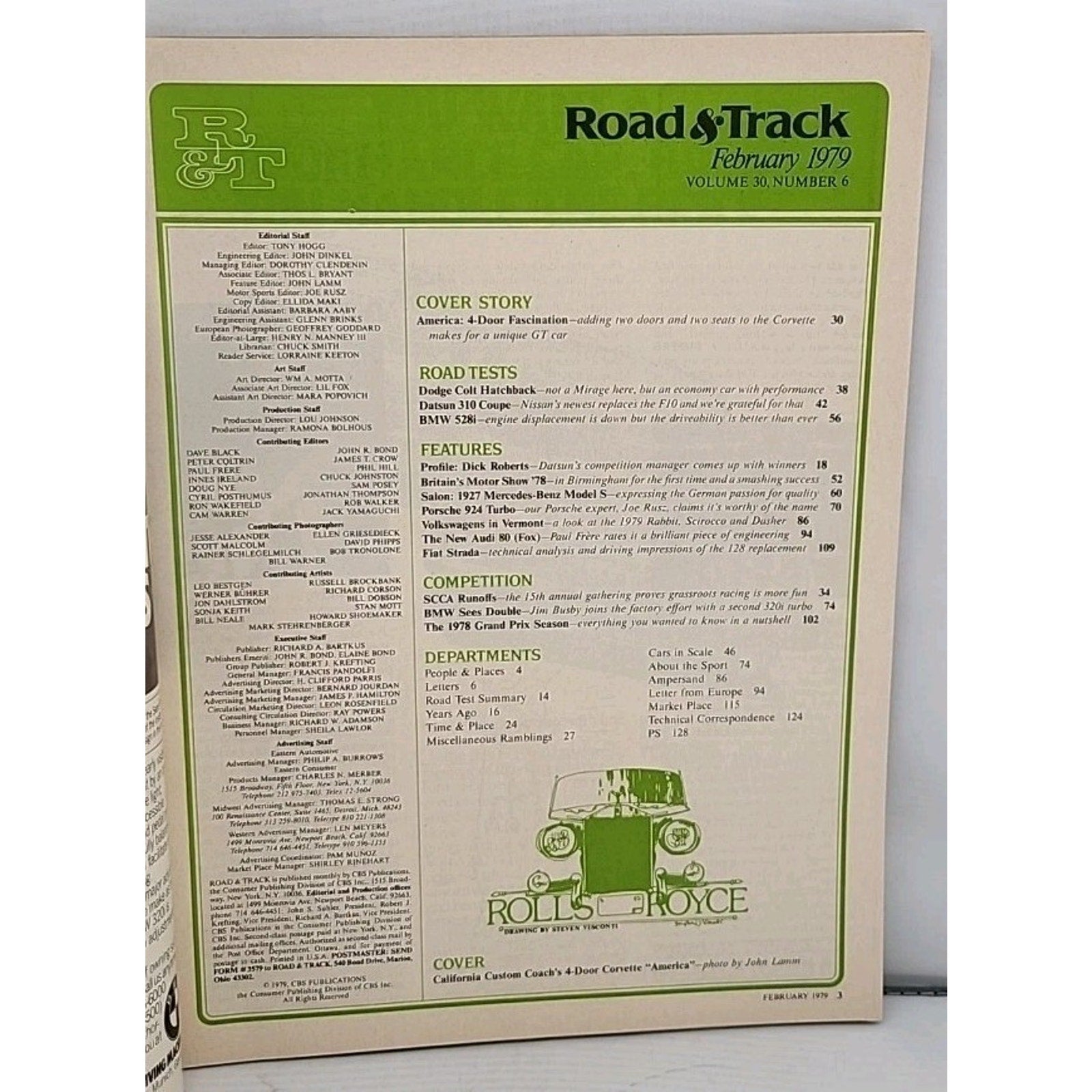 Road & Track February 1979